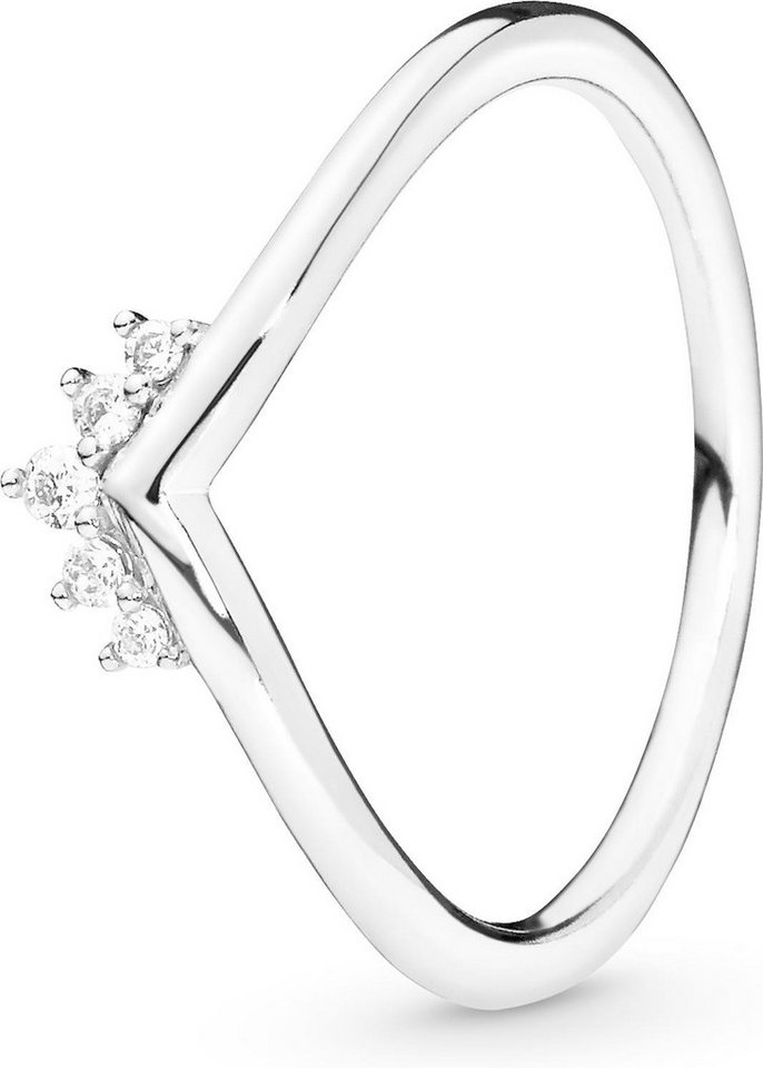 Pandora Fingerring Pandora Diadem-Wishbone Ring 198282CZ Damenring von Pandora