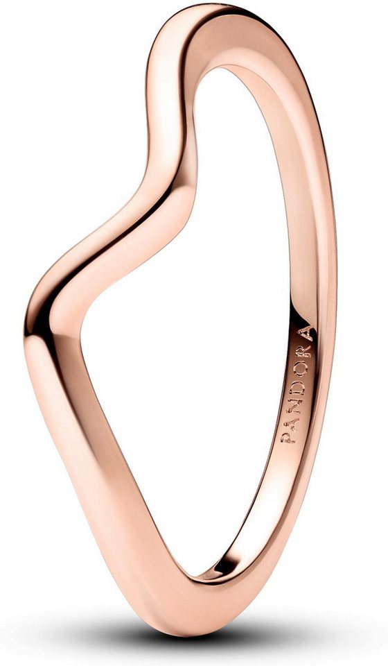 Pandora Fingerring Pandora Polierte Welle Ring 183095C00 Damenring von Pandora