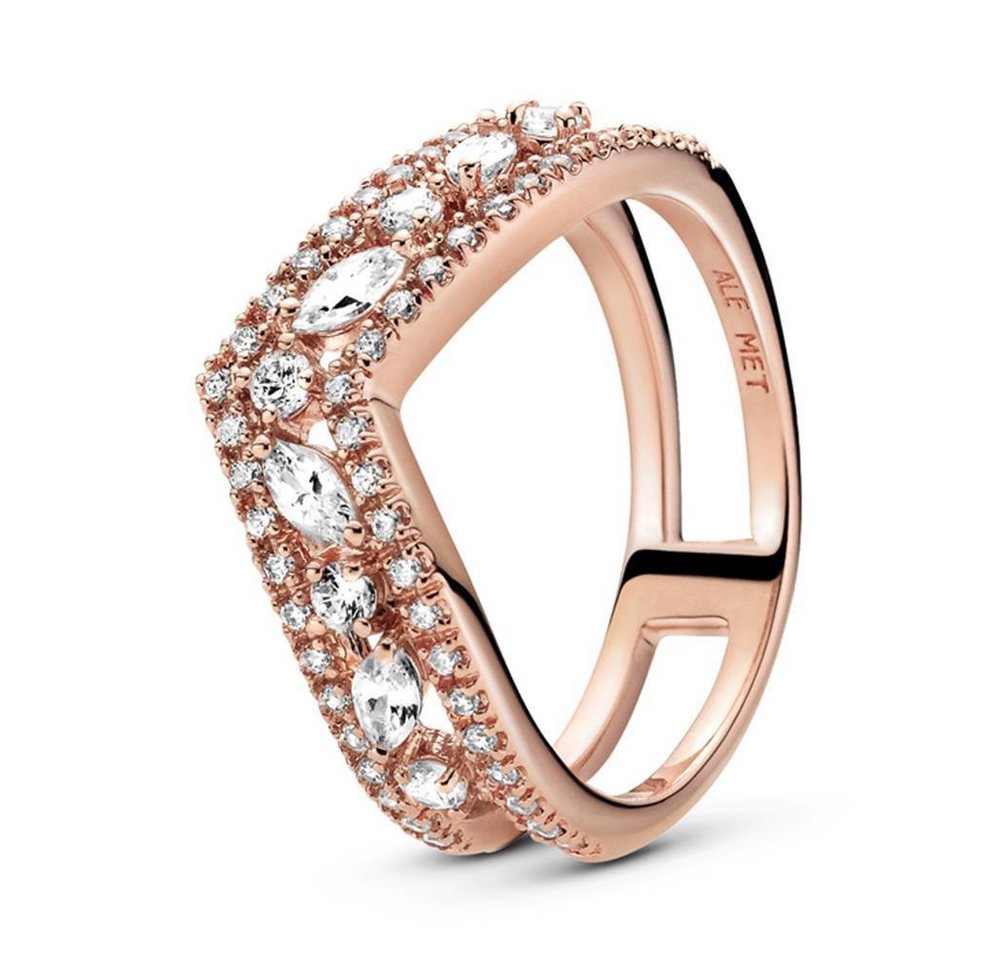 Pandora Fingerring Wishbone Ring für Damen, PANDORA ROSE von Pandora