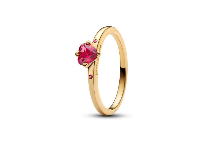 Pandora Fingerring Ring Damen Explosion der Liebe Herz Vergoldet 166574C01 Gr. 54 von Pandora