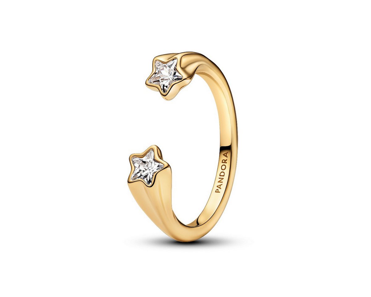 Pandora Fingerring Ring Damen Offen Sternschnuppen Vergoldet 163582C01 Gr. 52 von Pandora