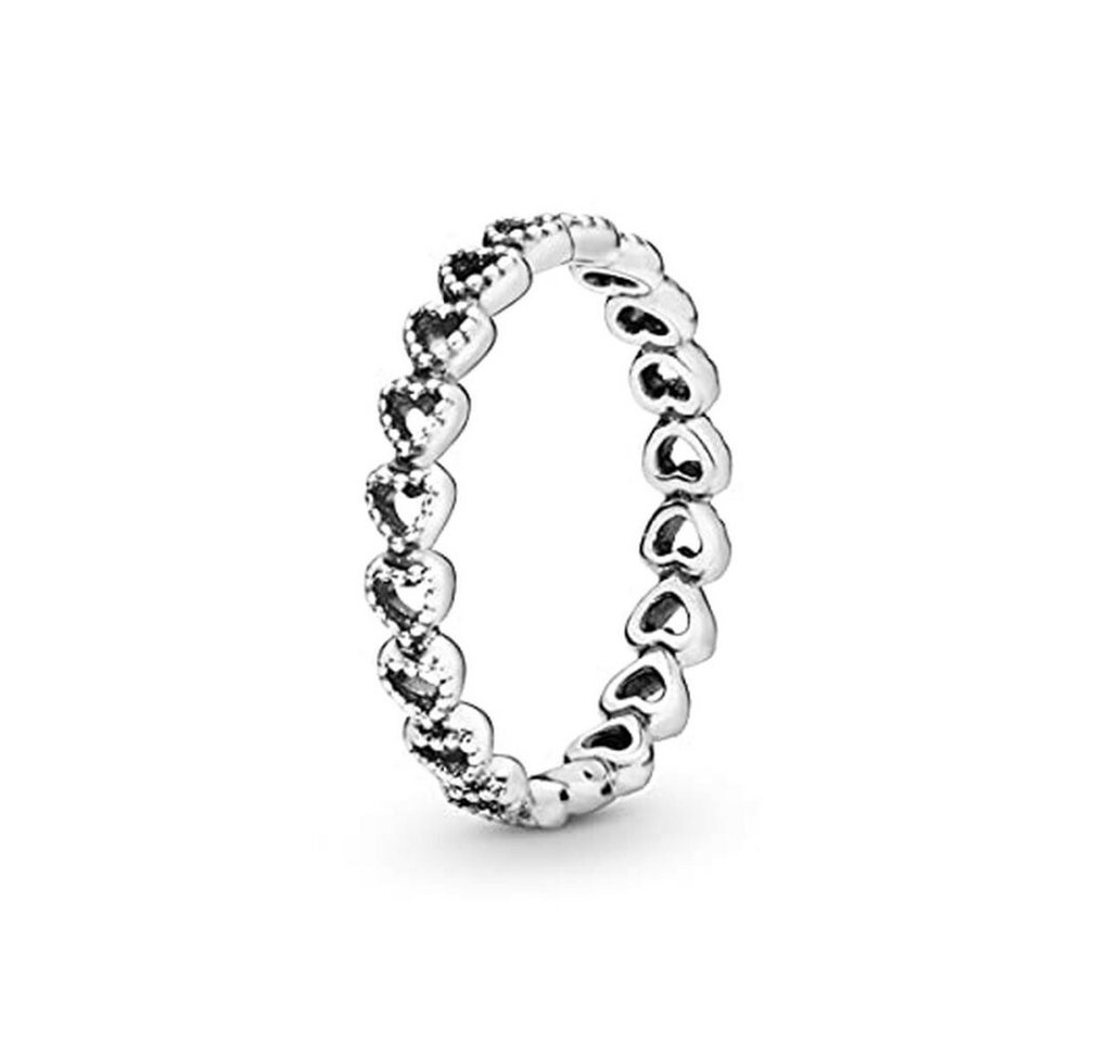 Pandora Fingerring Silberner Herzring 190980 - Kreislauf: 50 mm von Pandora