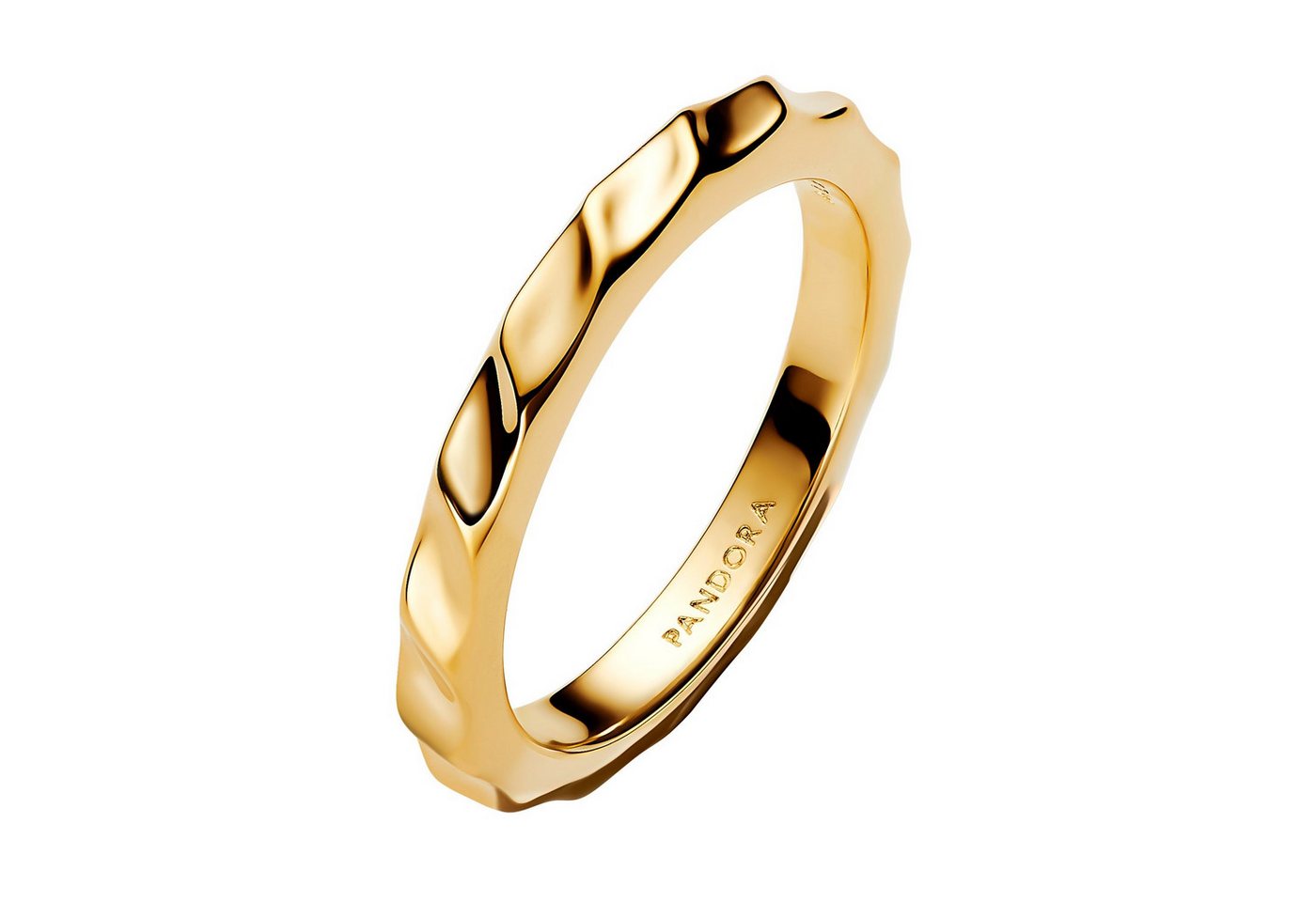 Pandora Fingerring Damen-BandWellig Goldfarben von Pandora