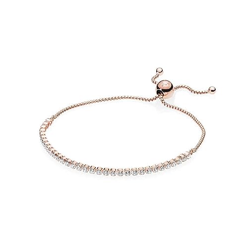 PANDORA ROSE Armband "Funkelnde Strähne" 589375C01 23 cm von Pandora