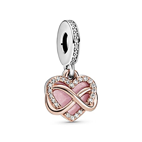PANDORA ROSE Charm Anhänger Herz "Funkelndes Unendlichkeitsherz" 788878C01 von PANDORA