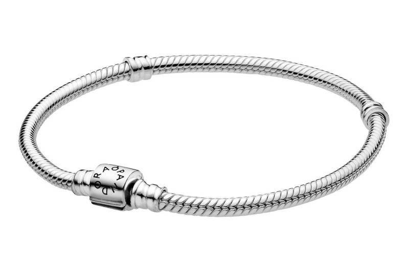 Pandora Gliederarmband Silber Damen-Schlangenkette Moments Barrel Clasp von Pandora