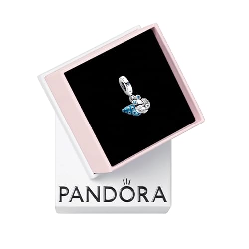 PANDORA Moments Glow-in-the-dark Einsiedlerkrebs Charm-Anhänger aus Sterling Silber mit Zirkonia, Kompatibel Moments Armbändern, 792700C01 PANDORA Moments Glow-in-the-dark Einsiedlerkrebs Charm-Anhänger aus Sterling Silber mit Zirkonia, Kompatibel Moments Armbändern, 792700C01 von PANDORA
