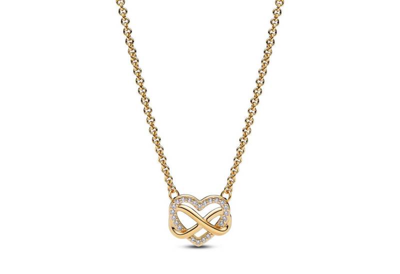 Pandora Kette mit Anhänger -50 Funkelndes Unendlichkeits-Goldfarben von Pandora