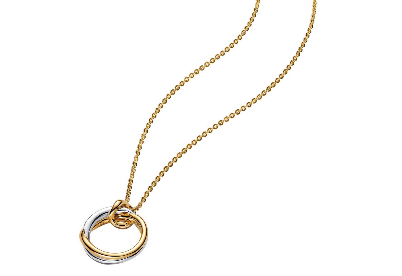 Pandora Kette mit Anhänger Damen-Zweifarbig von Pandora