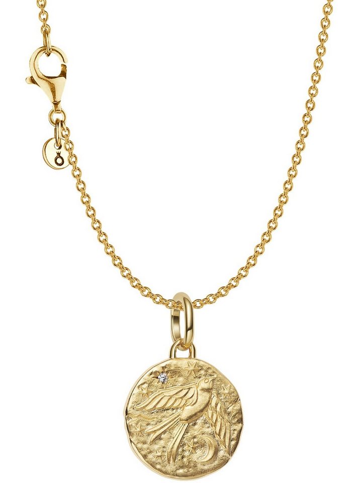 Pandora Kette mit Anhänger Schwalbe Goldfarben von Pandora