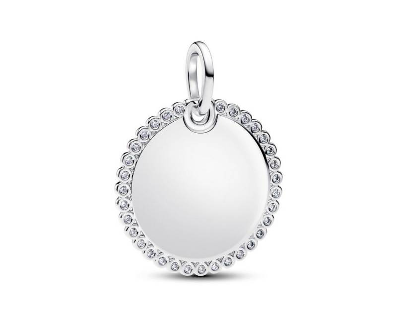 Pandora Kettenanhänger Anhänger Damen Rund Zirkonia Sterling-Silber 394007C01 von Pandora