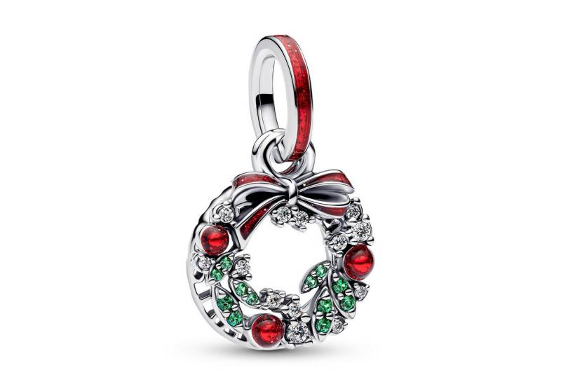 Pandora Kettenanhänger Charm-Silber Adventskranz von Pandora
