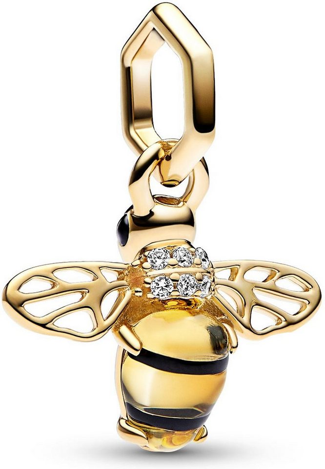 Pandora Kettenanhänger Pandora Funkelnde Biene Charm-Anhänger 762672C01 Anhänger von Pandora