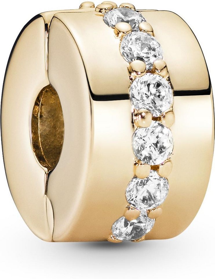 Pandora Kettenanhänger Pandora Klare funkelnde Linie Clip 759518C01 Anhänger von Pandora