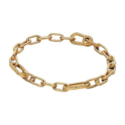 Pandora Kettenarmband mit kleinen Kettengliedern aus 14 Karat Vergoldung, aus der ME Kollektion, Länge: 15 cm, 563829C00-1 Pandora Kettenarmband mit kleinen Kettengliedern aus 14 Karat Vergoldung, aus der ME Kollektion, Länge: 15 cm, 563829C00-1 von PANDORA