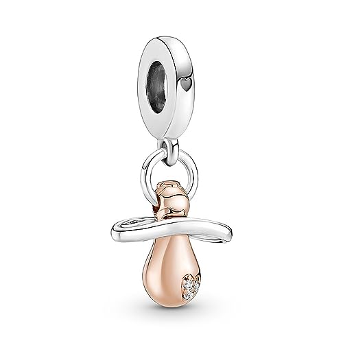 PANDORA Charm "Schnuller Kind" Silber rosévergoldet 781490C01 von Pandora