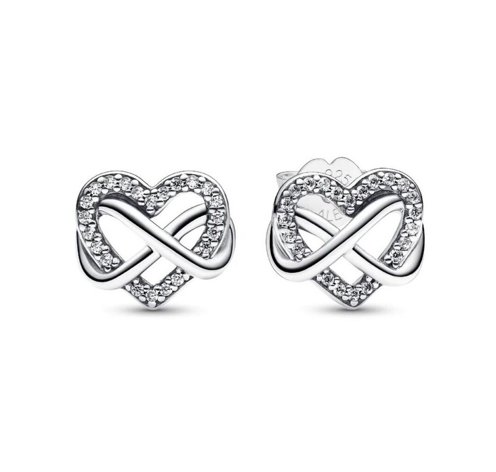 Pandora Ohrring-Set Romantische Støíbrné náunice ve tvaru srdcí 292667C01 von Pandora