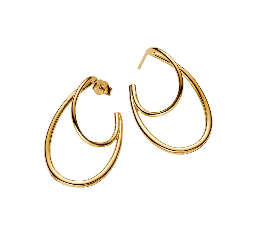 Pandora Paar Creolen 263870C00, Pandora, Kollektion Essence, Creolen, Vergoldet, Doppelring Pandora Paar Creolen 263870C00, Pandora, Kollektion Essence, Creolen, Vergoldet, Doppelring von Pandora