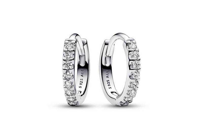 Pandora Paar Creolen Damen-Funkelnde Umarmung Silber Pandora Paar Creolen Damen-Funkelnde Umarmung Silber von Pandora