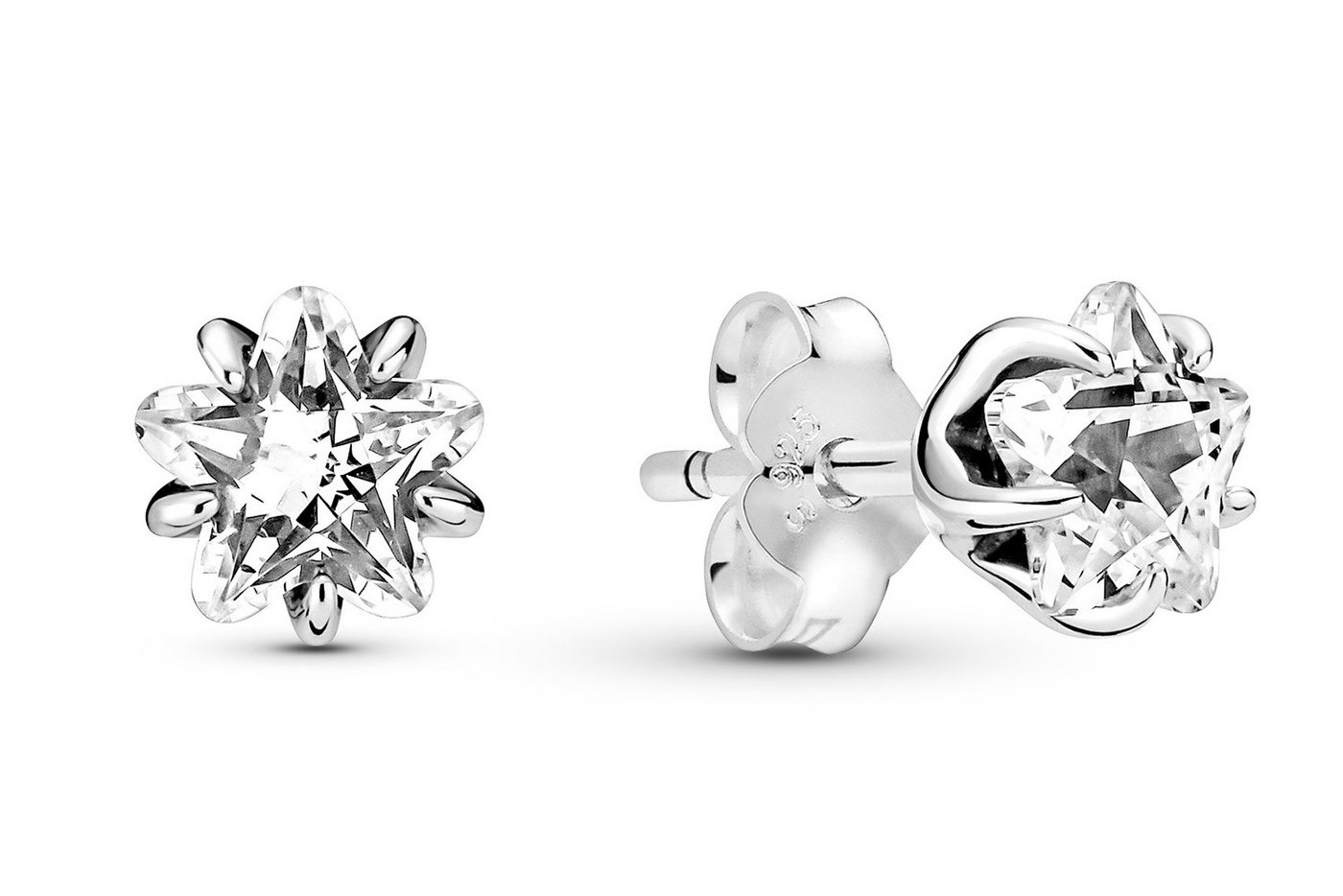 Pandora Paar Ohrstecker Damen-Himmlisch Funkelnder Stern Silber von Pandora