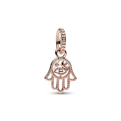 PANDORA Moments Hand der Fatima Charm-Anhänger mit 14 Karat rosévergoldeter Metalllegierng, Kompatibel Moments Armbändern, 789144C00 PANDORA Moments Hand der Fatima Charm-Anhänger mit 14 Karat rosévergoldeter Metalllegierng, Kompatibel Moments Armbändern, 789144C00 von PANDORA