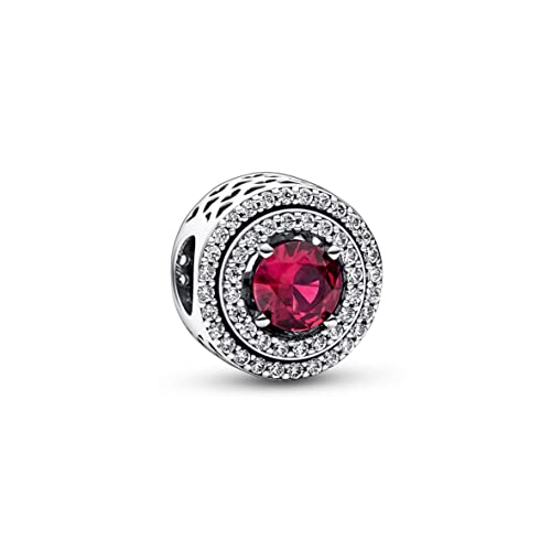 PANDORA Timeless Funkelnder Mehrstufiger Kreis Charm aus Sterling-Silber, kompatibel mit Armbändern aus der Moments Kollektion, 792418C01 PANDORA Timeless Funkelnder Mehrstufiger Kreis Charm aus Sterling-Silber, kompatibel mit Armbändern aus der Moments Kollektion, 792418C01 von PANDORA