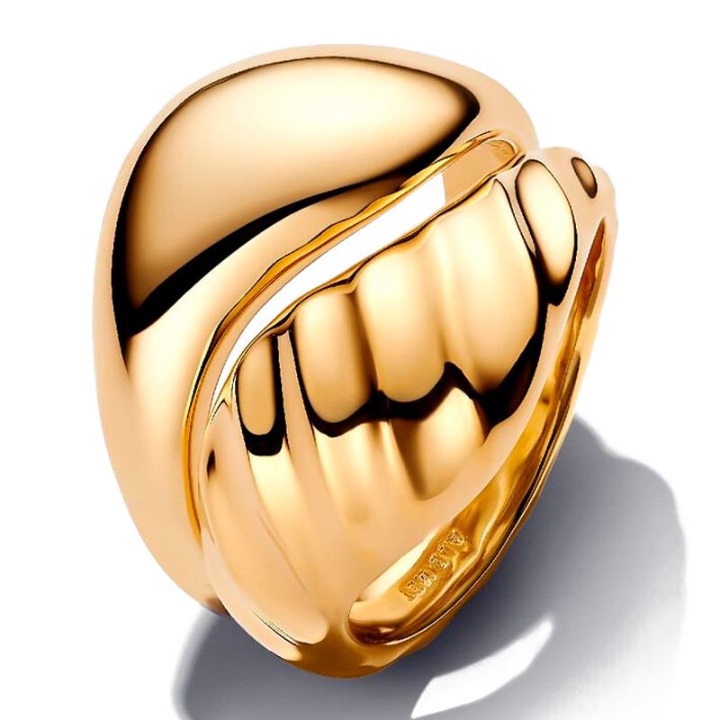 Pandora Ringe Wavy Combinable Rings 163832C00 von Pandora