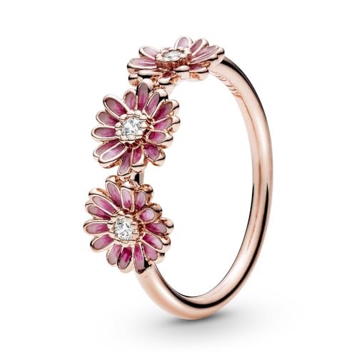 PANDORA ROSE Ring "Gänseblümchen-Trio" rosé-vergoldet 188792C01 von Pandora