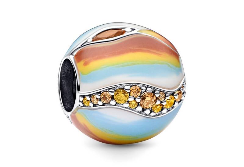 Pandora Runder Anhänger Charm Planet Jupiter Silber von Pandora