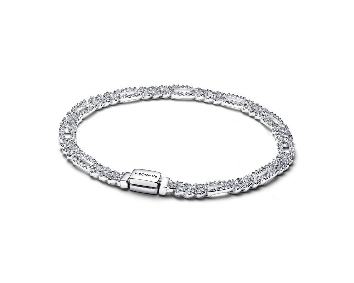 Pandora Silberarmband Cuban-Kettenarmband Oval Zirkon Sterlingsilber 594227C01-16 cm von Pandora