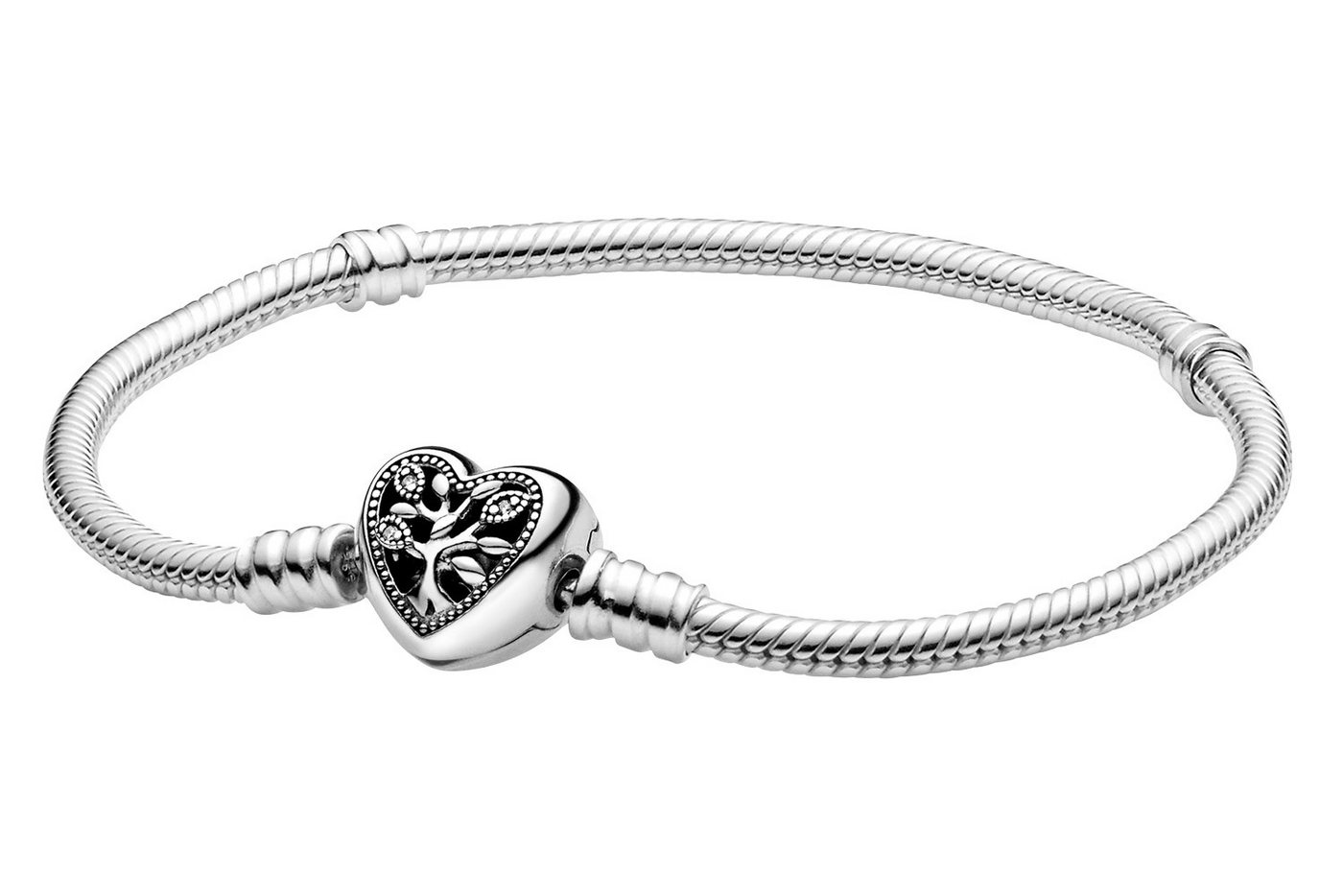 Pandora Silberarmband Damen-Moments Familienstammbaum -Verschluss von Pandora