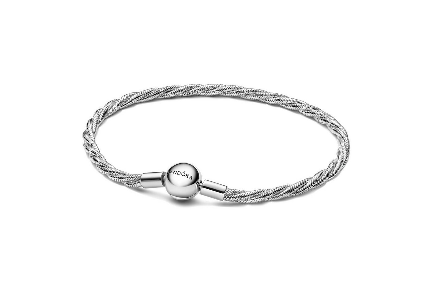 Pandora Silberarmband Damen-Silber Gedrehte Schlangenkette von Pandora
