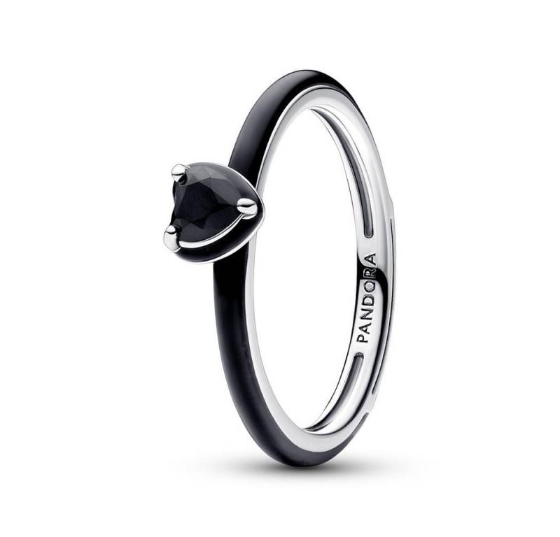 Pandora Silberring Black Chakra Heart Ring aus 925er Silber mit Emaille von PANDORA ME von Pandora