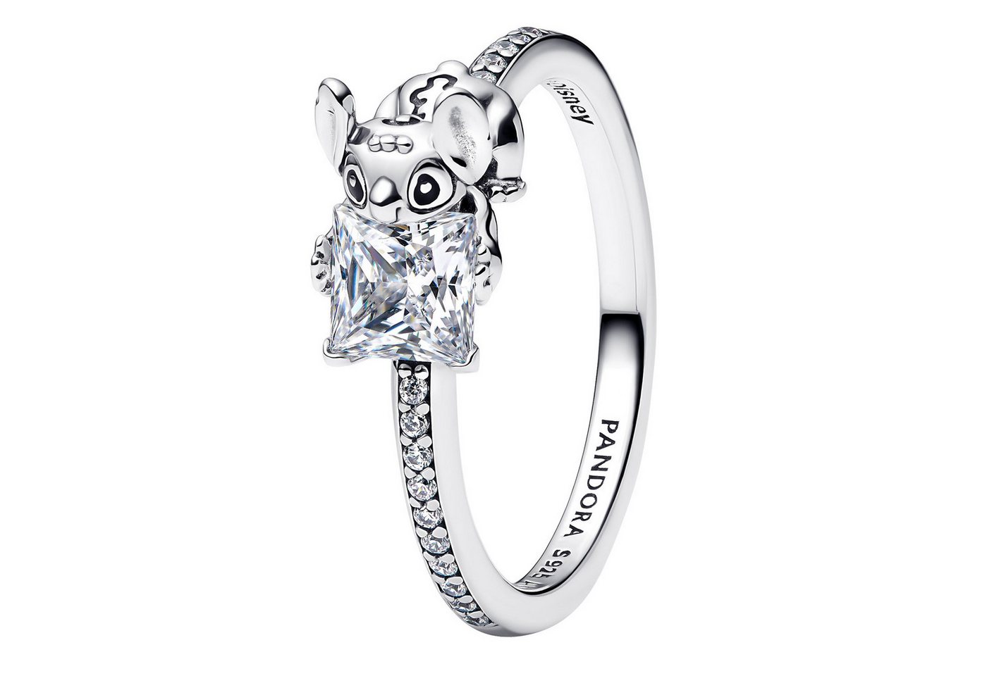 Pandora Silberring Damen-Disney Stitch & Stone Silber von Pandora
