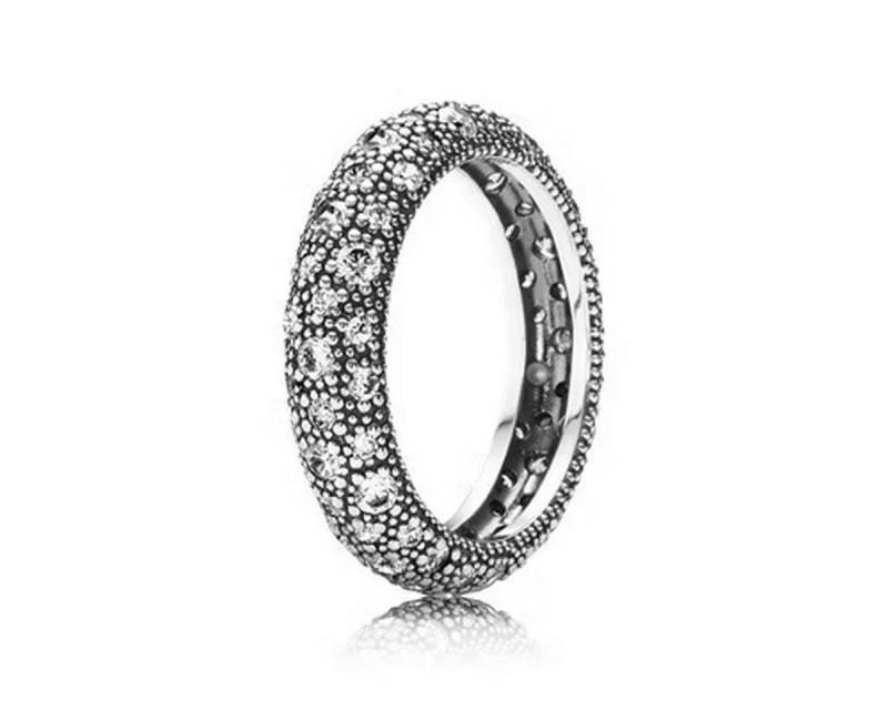 Pandora Silberring Ring Damen Kosmische Sterne Zirkonia Silber 190915CZ Gr. 54 von Pandora