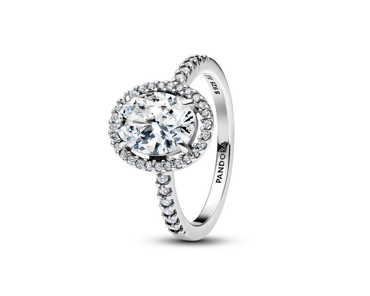 Pandora Silberring Ring Funkelnder Strahlenkranz Zirkonia Silber 193777C01 Gr. 54 von Pandora