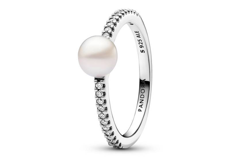 Pandora Silberring Damen-Silber Süßwasser-Zuchtund Pavé Pandora Silberring Damen-Silber Süßwasser-Zuchtund Pavé von Pandora