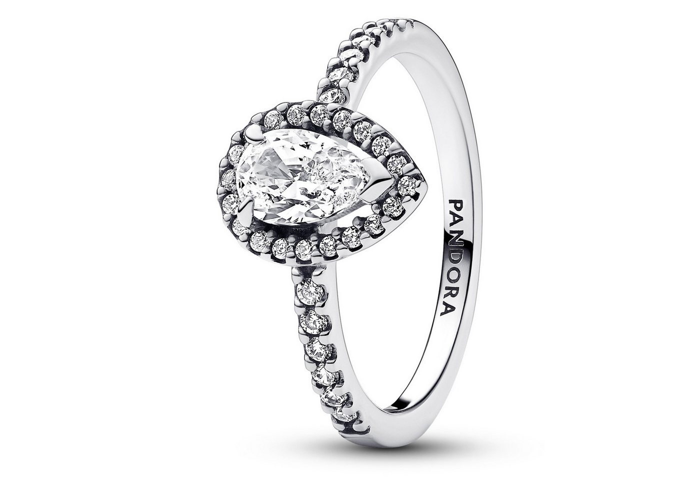 Pandora Silberring Damen SilberFunkelnde Birne mit Heiligenschein von Pandora