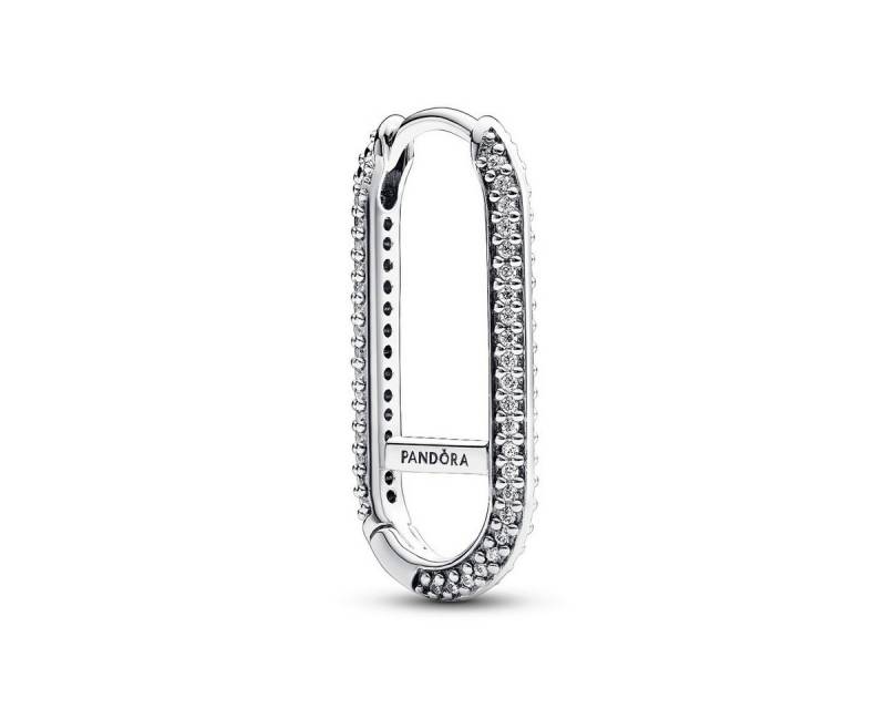 Pandora Single-Creole Me 292796C01 Creole Link-Ohrring Damen Einzeln Pavé Verlängert Silbe von Pandora