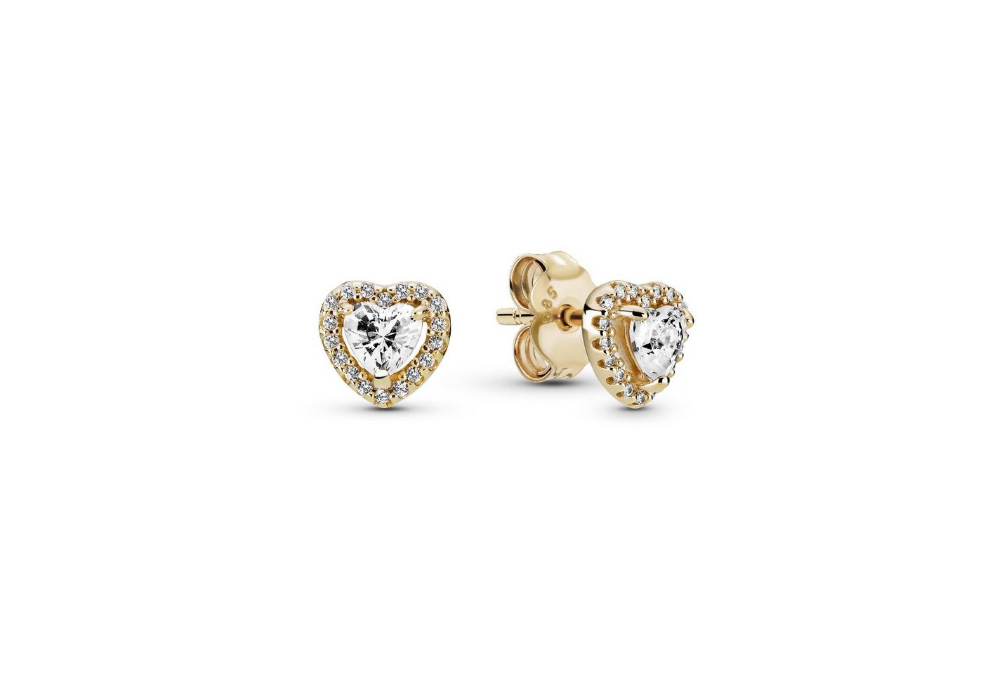 Pandora Single-Ohrstecker Pandora Ohrstecker Damen 259137C01 585/-GG Herzen mit Zirkonia Pandora Single-Ohrstecker Pandora Ohrstecker Damen 259137C01 585/-GG Herzen mit Zirkonia von Pandora