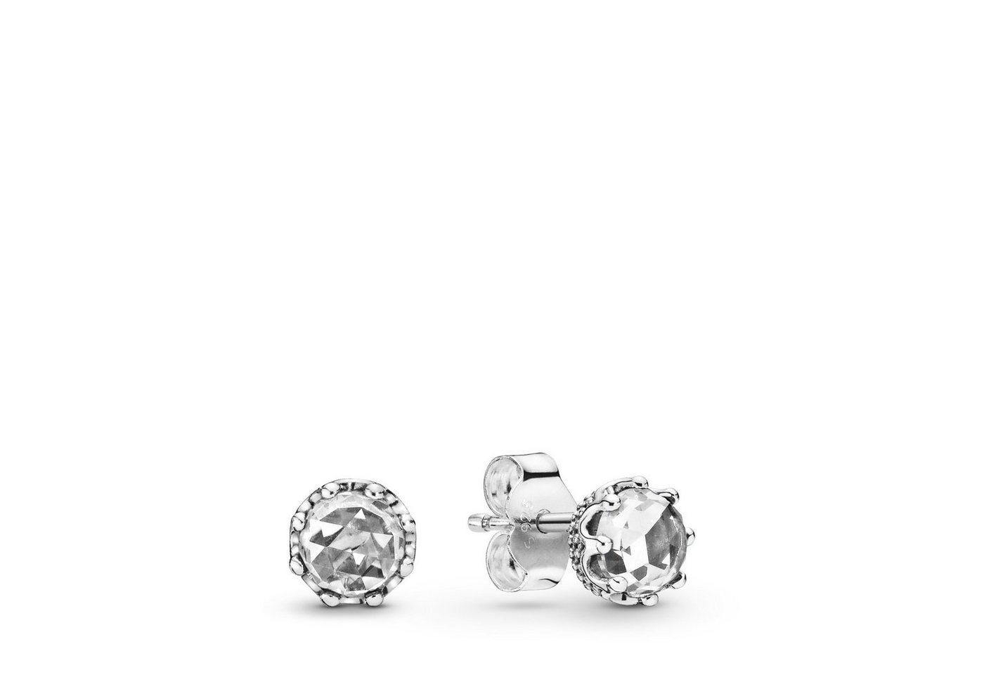 Pandora Single-Ohrstecker Pandora Ohrstecker Krone 298311CZ Silber von Pandora