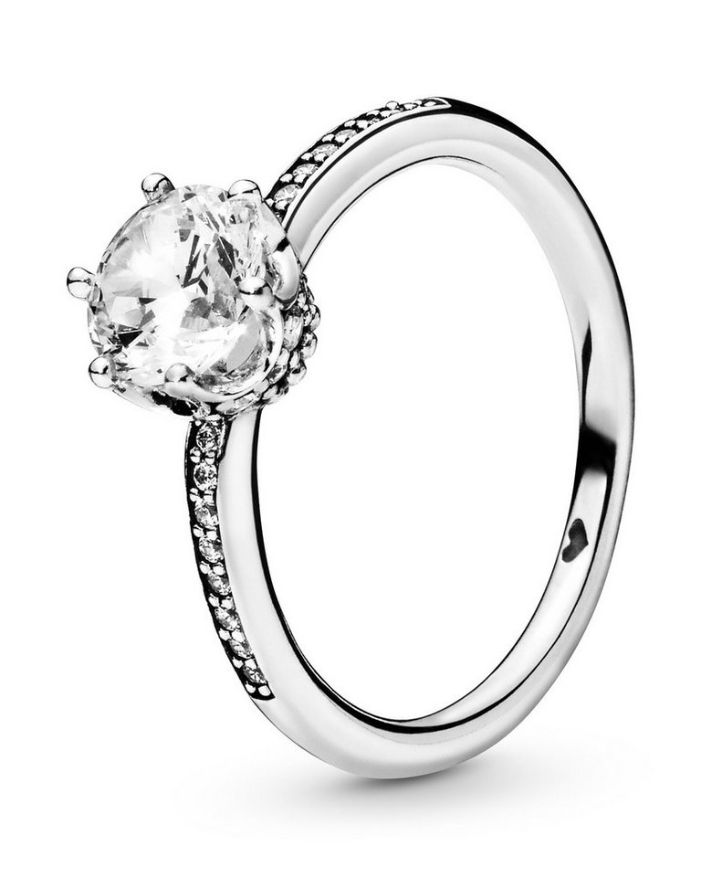 Pandora Solitärring Damen-Clear Sparkling Crown von Pandora