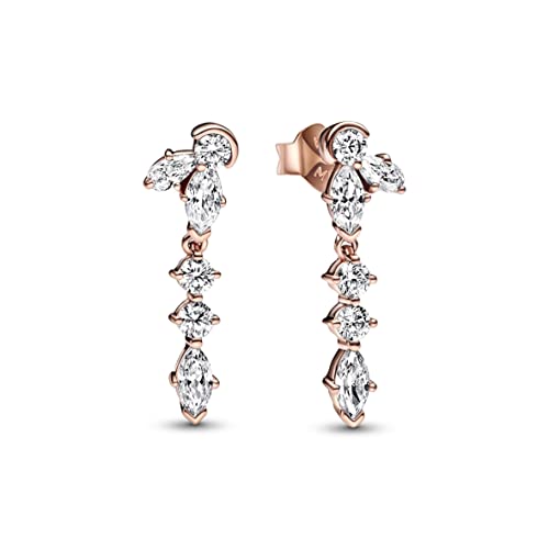 PANDORA Timeless Funkelnde Herbarium Cluster Ohrringe aus 14K rosévergoldete Metalllegierung, Kompatibel mit PANDORA Timeless Armbänder, 282404C01 PANDORA Timeless Funkelnde Herbarium Cluster Ohrringe aus 14K rosévergoldete Metalllegierung, Kompatibel mit PANDORA Timeless Armbänder, 282404C01 von PANDORA