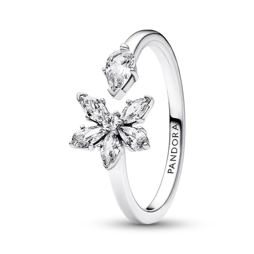 PANDORA Sparkling Herbarium Cluster Open Ring 192611C01-60 von PANDORA