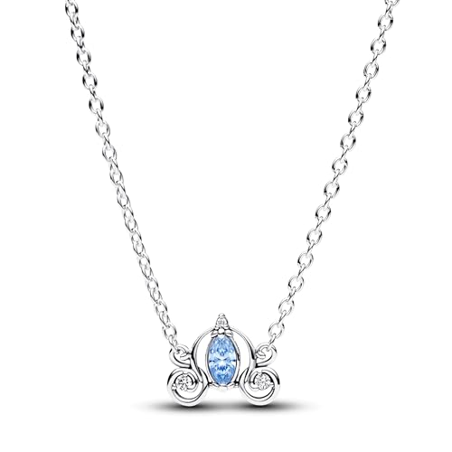 PANDORA Disney Cinderellas Kutsche Collier-Halsketteaus Sterling Silber mit Zirkonia Stein, Größe 45cm, 393057C01-45 PANDORA Disney Cinderellas Kutsche Collier-Halsketteaus Sterling Silber mit Zirkonia Stein, Größe 45cm, 393057C01-45 von PANDORA