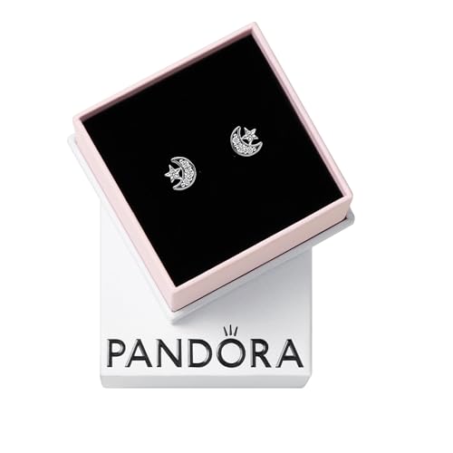 PANDORA Moments Mond-Ohrringe aus Sterling Silber mit Zirkonia, 292990C01 PANDORA Moments Mond-Ohrringe aus Sterling Silber mit Zirkonia, 292990C01 von PANDORA