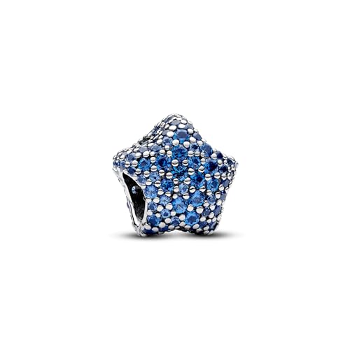 PANDORA Moments Auffälliges Pavé-Stern Charm aus Sterling Silber mit künstlichen Kristallen, Kompatibel Moments Armbändern, 793026C01 PANDORA Moments Auffälliges Pavé-Stern Charm aus Sterling Silber mit künstlichen Kristallen, Kompatibel Moments Armbändern, 793026C01 von PANDORA