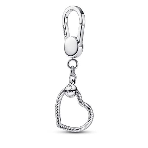 PANDORA Moments Kleiner Herz-Taschenanhänger aus Sterling Silber - auch kompatibel mit PANDORA Moments Armbänder von PANDORA