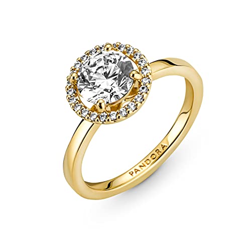 PANDORA SHINE Damen Ring mit Zirkonia 161234C01 SHINE-161234C01-58 von PANDORA