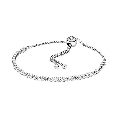 PANDORA Armband "Funkelndes Band" Silber Zirkonia 599375C01 23 cm von Pandora